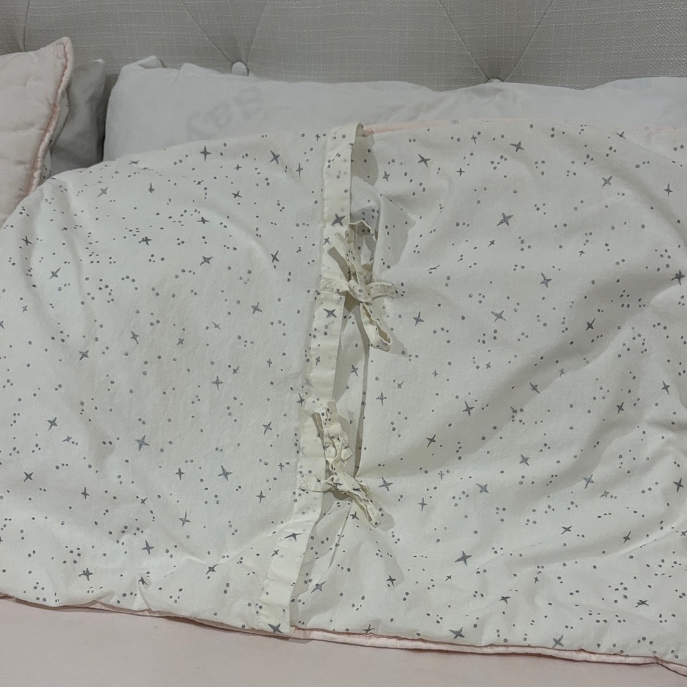 POTTERY BARN KIDS DISNEY Princess-Themed Light Pink Bedding Set - Picture 9 of 16